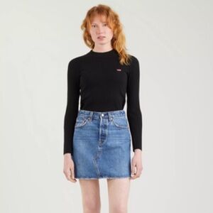 Levi High Rise Deconstructed Iconic Skirt